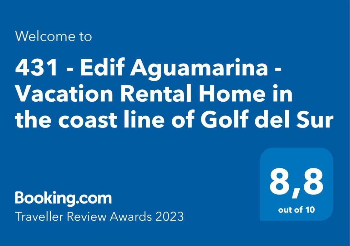 431 - Edif Aguamarina - Vacation Rental Home In The Coast Line Of Golf Del Sur San Miguel de Abona Luaran gambar